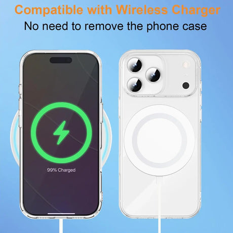 Durchsichtige Handyhülle für iPhone 17 Pro mit Anti-Vergilbung