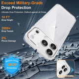 Durchsichtige Handyhülle für iPhone 17 Pro Max mit Anti-Vergilbung