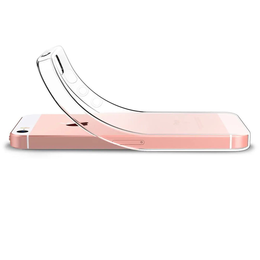 Durchsichtige Handyhülle für iPhone 5 / 5S / SE mit Anti-Vergilbung