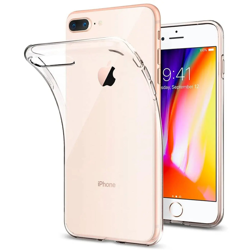 Durchsichtige Handyhülle für iPhone 7 Plus / 8 Plus mit Anti-Vergilbung