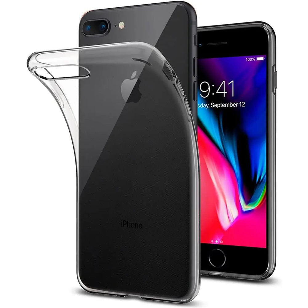 Durchsichtige Handyhülle für iPhone 7 Plus / 8 Plus mit Anti-Vergilbung