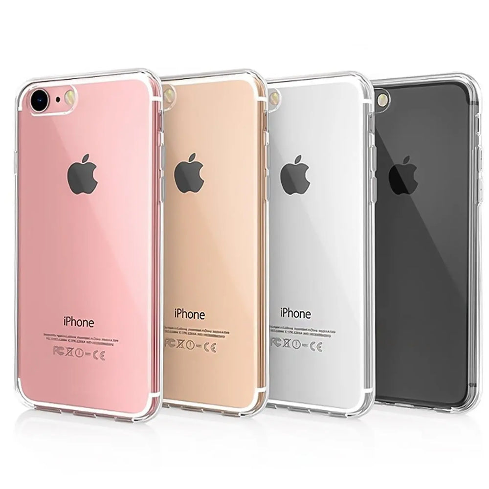 Durchsichtige Handyhülle für iPhone 7 / 8 / SE 2 / SE 3 mit Anti-Vergilbung