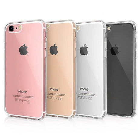 Durchsichtige Handyhülle für iPhone 7 / 8 / SE 2 / SE 3 mit Anti-Vergilbung