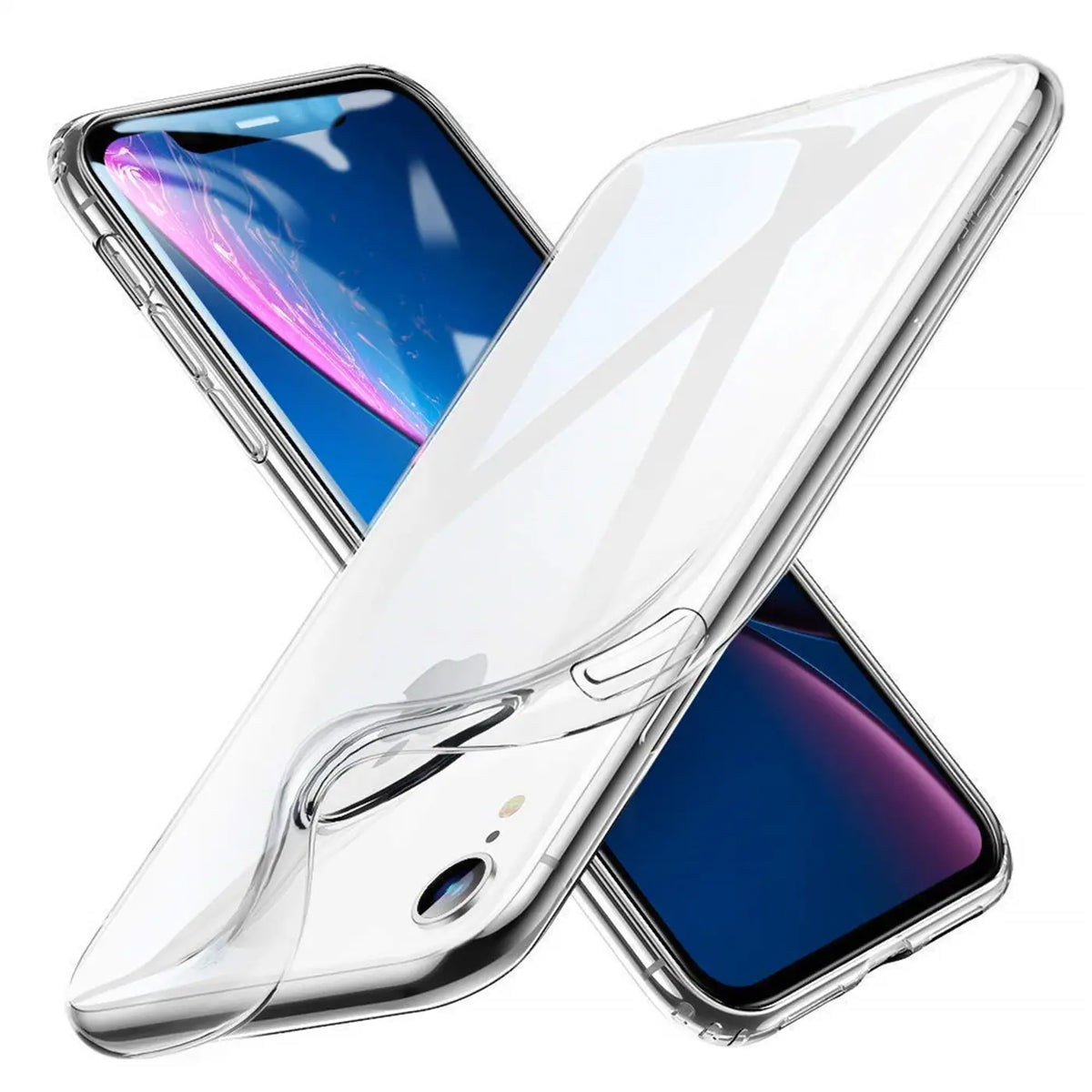 Durchsichtige Handyhülle für iPhone XR mit Anti-Vergilbung