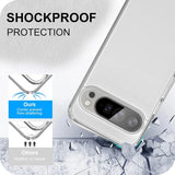 Durchsichtige Handyhülle für Google Pixel 10 Pro XL mit Anti-Vergilbung