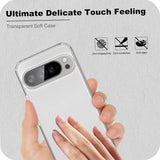 Durchsichtige Handyhülle für Google Pixel 10 Pro XL mit Anti-Vergilbung