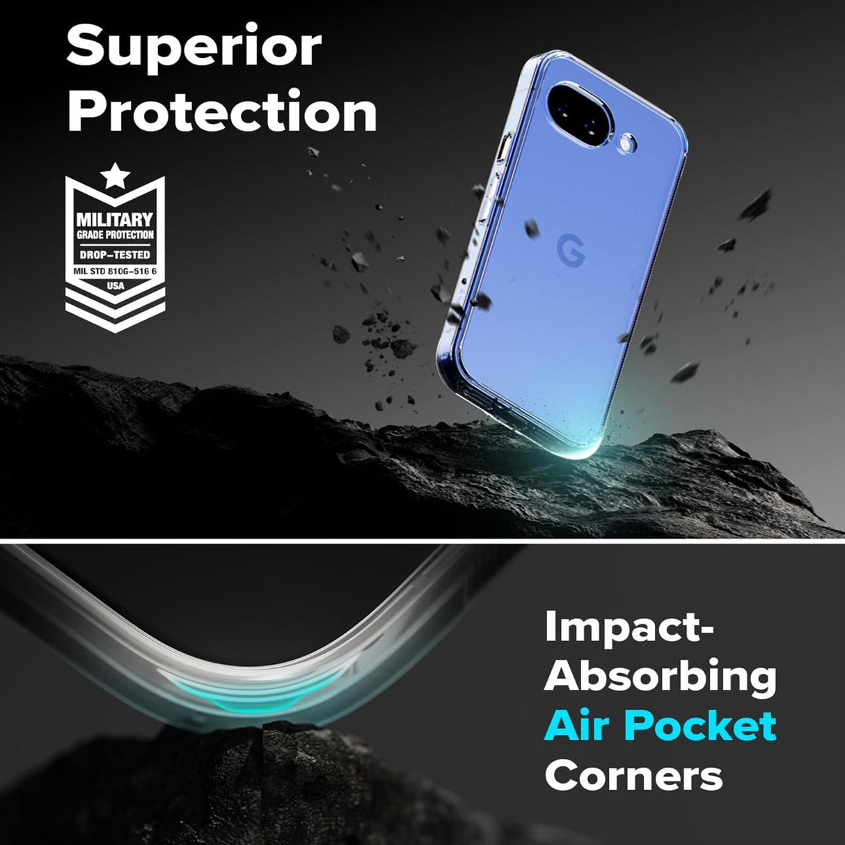 Google Pixel 10a - Ultra Slim Clear Case