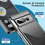 Durchsichtige Handyhülle für Google Pixel 7 Pro mit Anti-Vergilbung