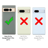 Durchsichtige Handyhülle für Google Pixel 7 Pro mit Anti-Vergilbung