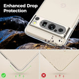 Durchsichtige Handyhülle für Google Pixel 8 Pro mit Anti-Vergilbung