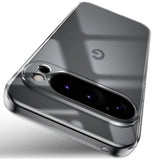 Durchsichtige Handyhülle für Google Pixel 9 Pro mit Anti-Vergilbung