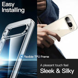 Durchsichtige Handyhülle für Google Pixel 9 Pro mit Anti-Vergilbung