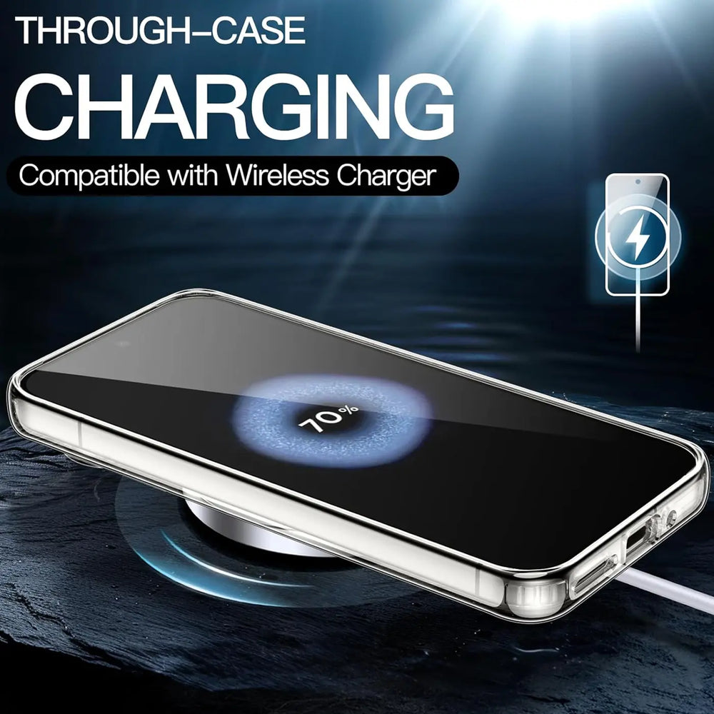 Durchsichtige Handyhülle für Google Pixel 9 Pro XL mit Anti-Vergilbung