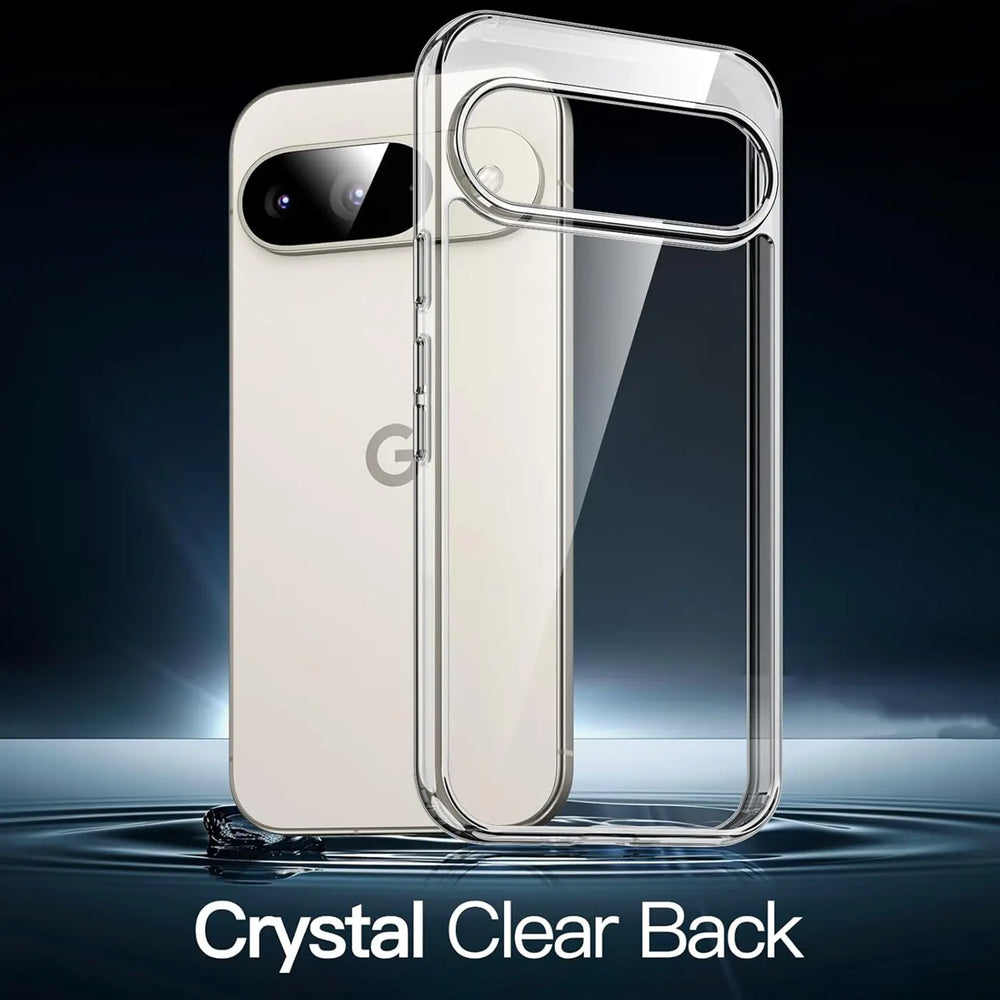 Durchsichtige Handyhülle für Google Pixel 9 mit Anti-Vergilbung