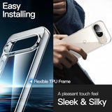 Durchsichtige Handyhülle für Google Pixel 9 mit Anti-Vergilbung