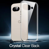 Durchsichtige Handyhülle für Google Pixel 9a mit Anti-Vergilbung