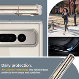 Durchsichtige Handyhülle für Google Pixel Fold mit Anti-Vergilbung