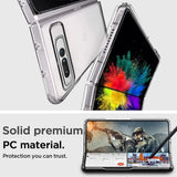 Durchsichtige Handyhülle für Google Pixel Fold mit Anti-Vergilbung