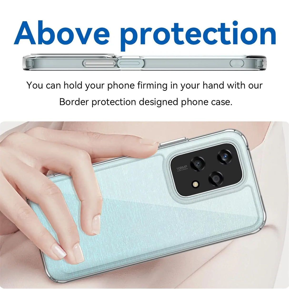 Durchsichtige Handyhülle für Honor 200 Lite mit Anti-Vergilbung