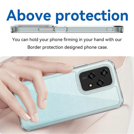 Durchsichtige Handyhülle für Honor 200 Lite mit Anti-Vergilbung