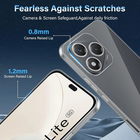 Durchsichtige Handyhülle für Honor 400 Lite mit Anti-Vergilbung