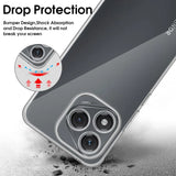 Durchsichtige Handyhülle für Honor 400 Lite mit Anti-Vergilbung