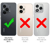 Durchsichtige Handyhülle für Honor 400 Pro mit Anti-Vergilbung