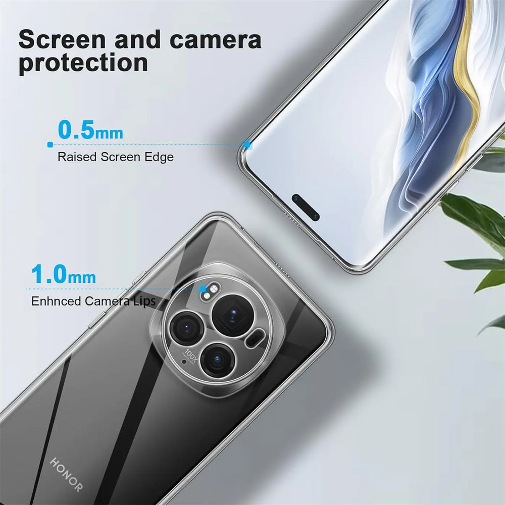 Durchsichtige Handyhülle für Honor Magic 6 Pro mit Anti-Vergilbung