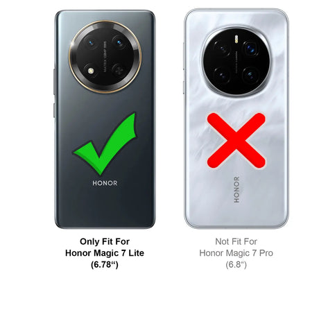 Durchsichtige Handyhülle für Honor Magic 7 Lite mit Anti-Vergilbung