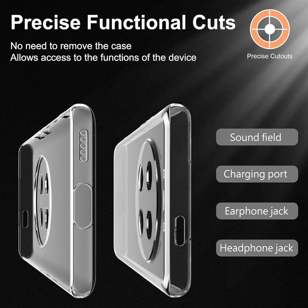 Durchsichtige Handyhülle für Honor Magic 7 Lite mit Anti-Vergilbung