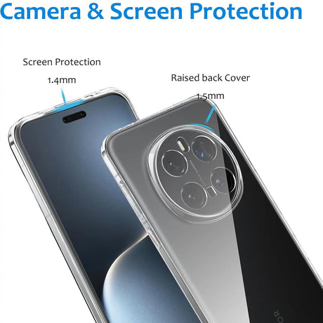 Durchsichtige Handyhülle für Honor Magic 7 Pro mit Anti-Vergilbung