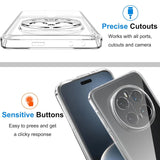 Durchsichtige Handyhülle für Honor Magic 7 Pro mit Anti-Vergilbung