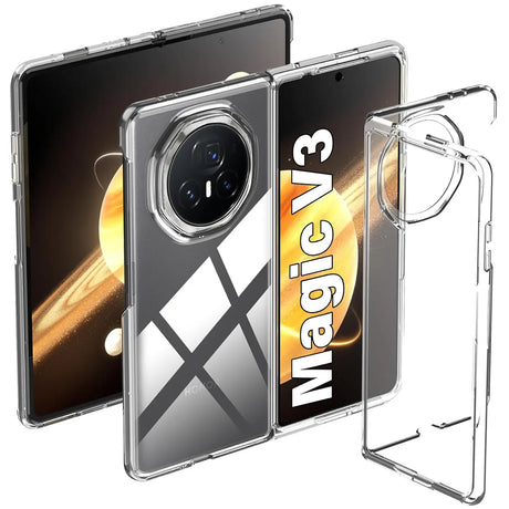 Durchsichtige Handyhülle für Honor Magic V3 mit Anti-Vergilbung