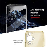 Durchsichtige Handyhülle für Huawei Nova 11 Pro mit Anti-Vergilbung