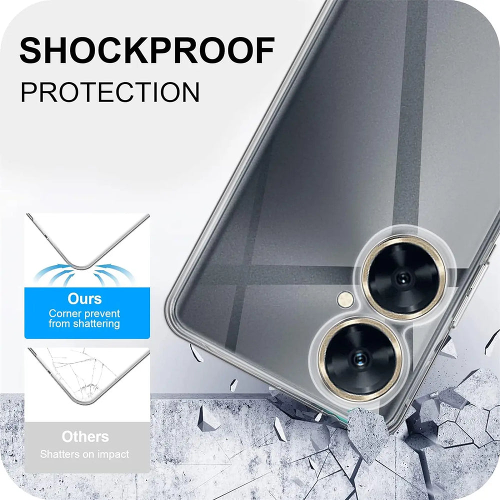 Durchsichtige Handyhülle für Huawei Nova 11 i mit Anti-Vergilbung