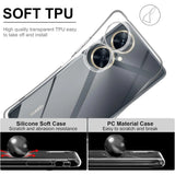 Durchsichtige Handyhülle für Huawei Nova 11 i mit Anti-Vergilbung