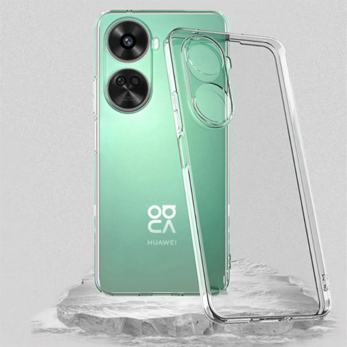 Durchsichtige Handyhülle für Huawei Nova 12 SE mit Anti-Vergilbung