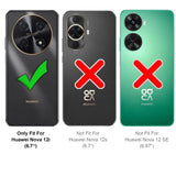 Durchsichtige Handyhülle für Huawei Nova 12i mit Anti-Vergilbung