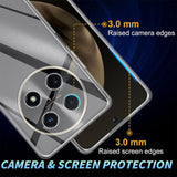 Durchsichtige Handyhülle für Huawei Nova 12i mit Anti-Vergilbung