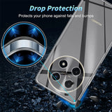 Durchsichtige Handyhülle für Huawei Nova 12i mit Anti-Vergilbung