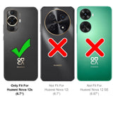 Durchsichtige Handyhülle für Huawei Nova 12S mit Anti-Vergilbung