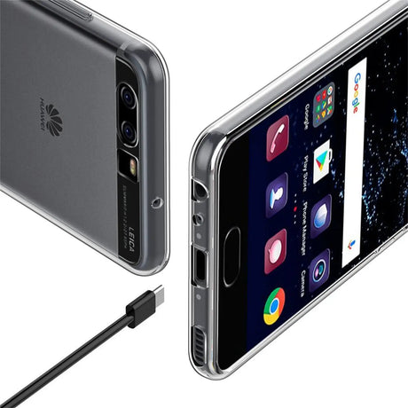 Durchsichtige Handyhülle für Huawei P10 mit Anti-Vergilbung