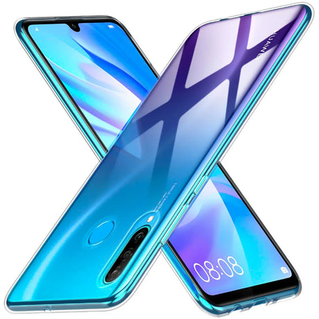Durchsichtige Handyhülle für Huawei P30 Lite mit Anti-Vergilbung