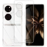 Durchsichtige Handyhülle für Huawei P50 Pocket mit Anti-Vergilbung