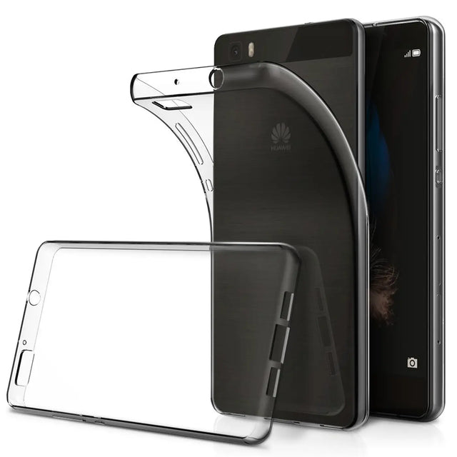 Durchsichtige Handyhülle für Huawei P8 Lite mit Anti-Vergilbung