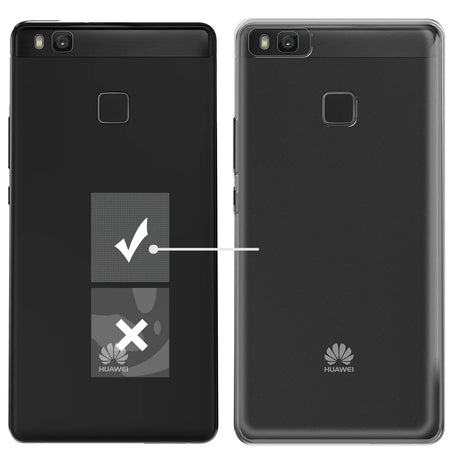 Durchsichtige Handyhülle für Huawei P9 Lite mit Anti-Vergilbung