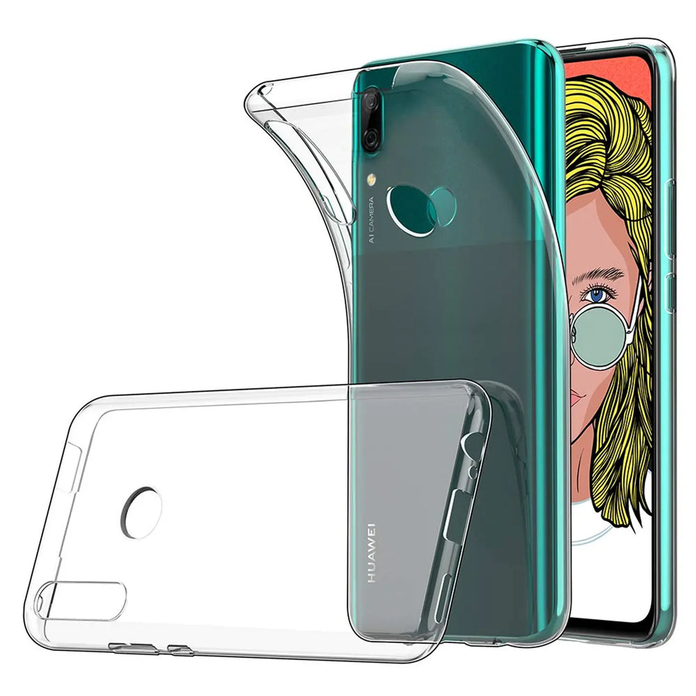 Durchsichtige Handyhülle für Huawei P Smart Z / Honor 9X mit Anti-Vergilbung