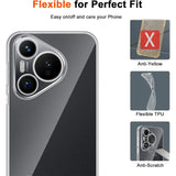 Durchsichtige Handyhülle für Huawei Pura 70 Pro mit Anti-Vergilbung