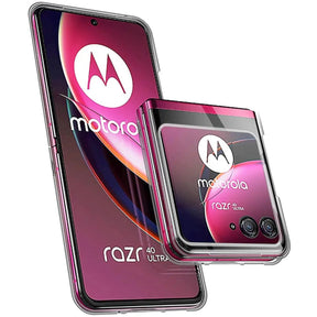 Durchsichtige Handyhülle für Motorola Razr 40 Ultra mit Anti-Vergilbung