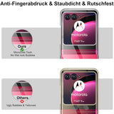 Durchsichtige Handyhülle für Motorola Razr 40 Ultra mit Anti-Vergilbung